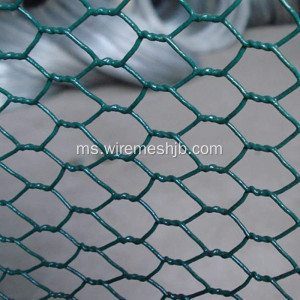 Kawat Ayam Hexagonal PVC Bersalut PVC